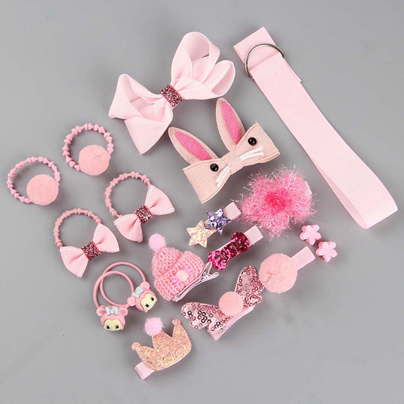 18Pcs Cute Kids Girl Baby Toddler Flower Bow Star Headband Hair Band Headwear